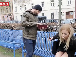 LETSDOEIT - steaming platinum-blonde Tricked Into romp By Czech guy