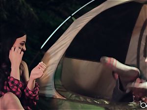 teen slut likes camping and outdoor porking