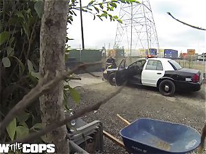 poke the Cops - nasty cop rockets all over shaft